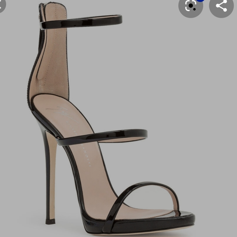 Giuseppe Zanotti Black Harmony Sandals